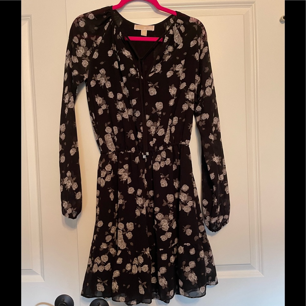Adorable winter floral dress